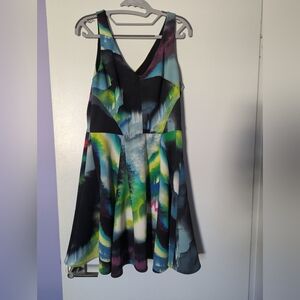 Multicolor Sleeveless Dress